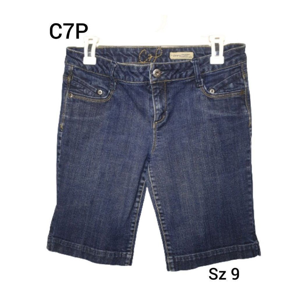 Women's Bermuda Shorts Stretch Denim Bermuda Jean Shorts 9 NWOT